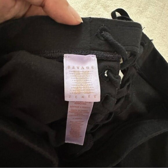 Savage X Fenty Rihanna Open Back Lace-Up Legging Size XS - Picture 12 of 12